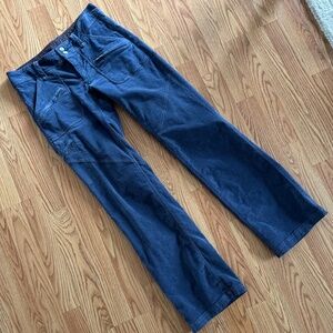 Vintage Athleta Velour Cargo Pants